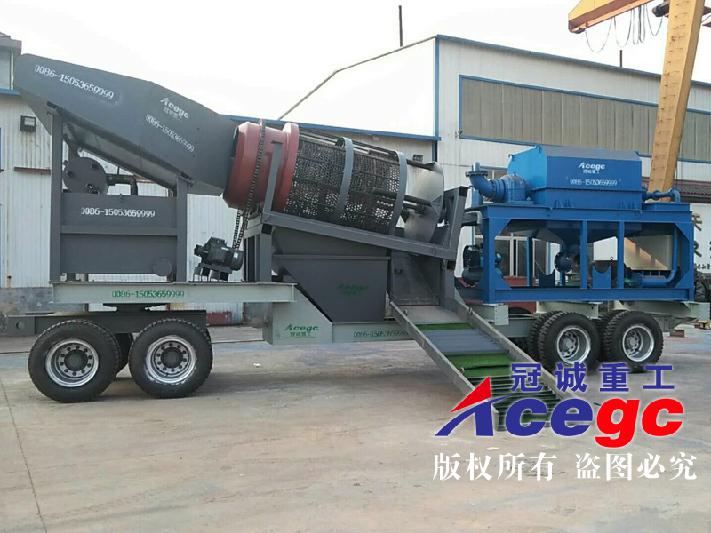 移動(dòng)式寶石選礦車(chē)